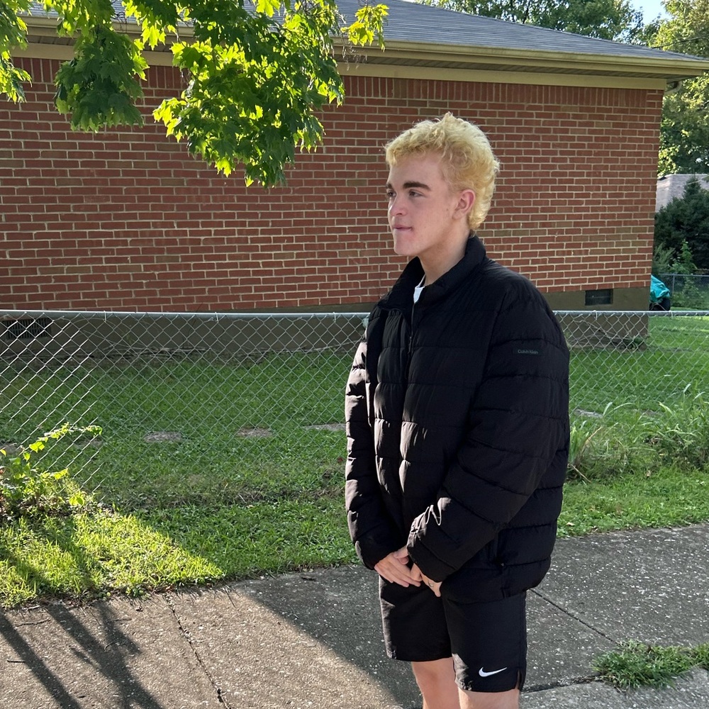 Calvin Klein black puffer jacket